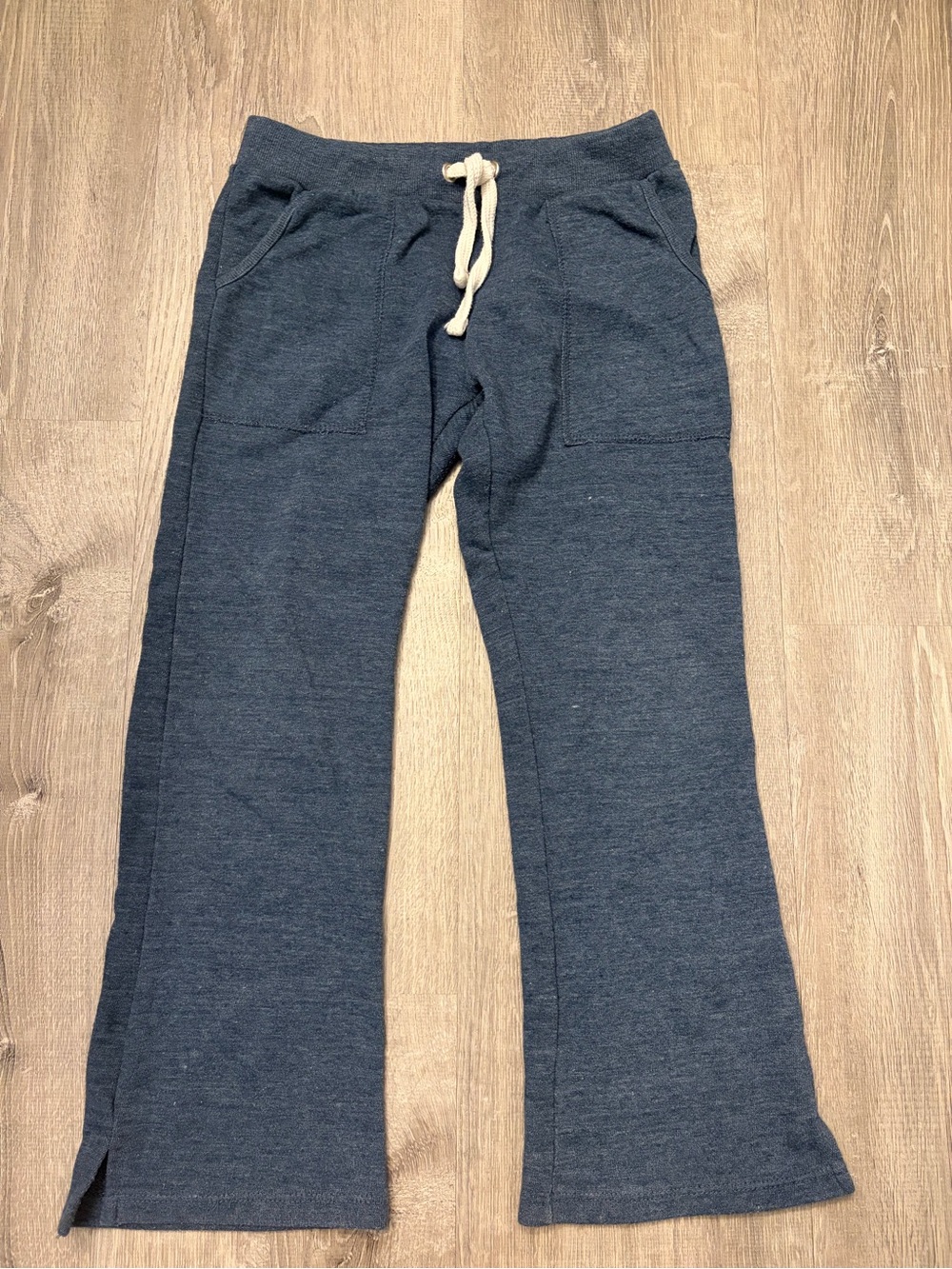 Girl's Vintage Havana Navy Drawstring Lounge Pants- Size 7/8- Pre-owned